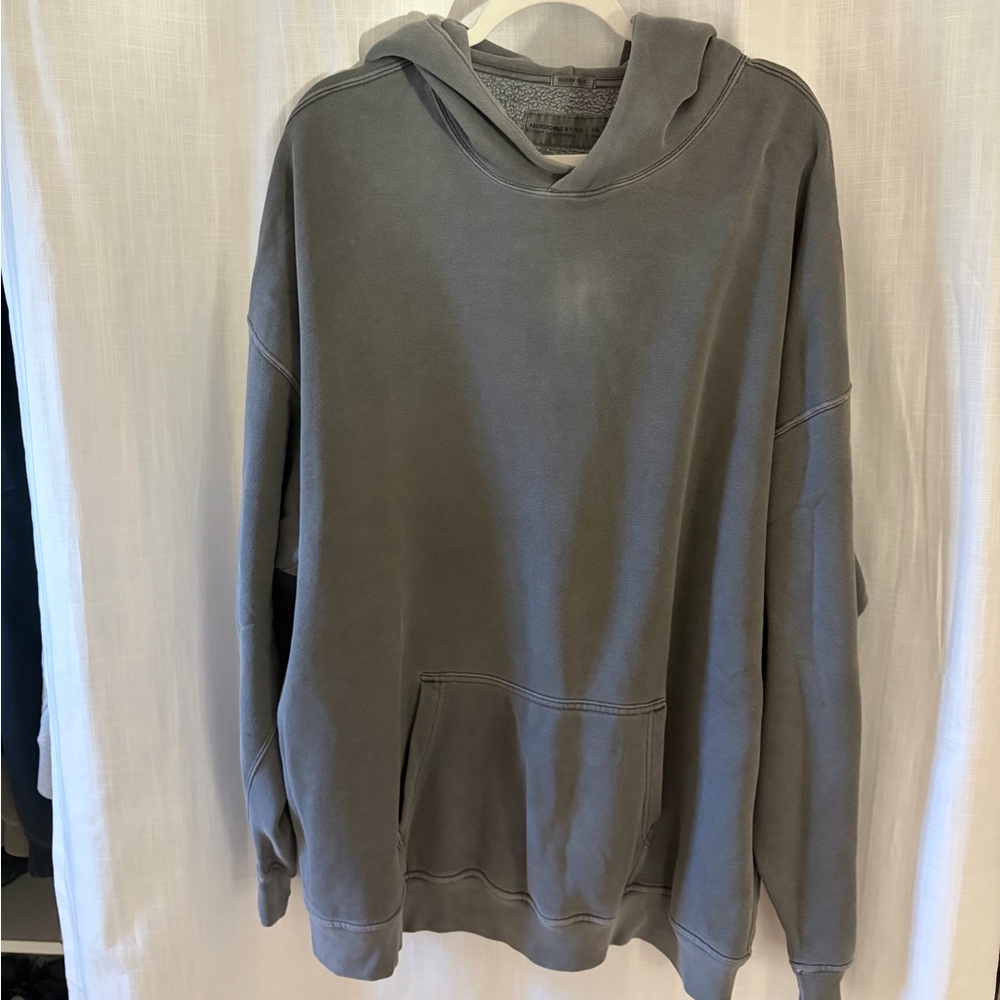 Abercrombie & Fitch Charcoal Hoodie Sweater
